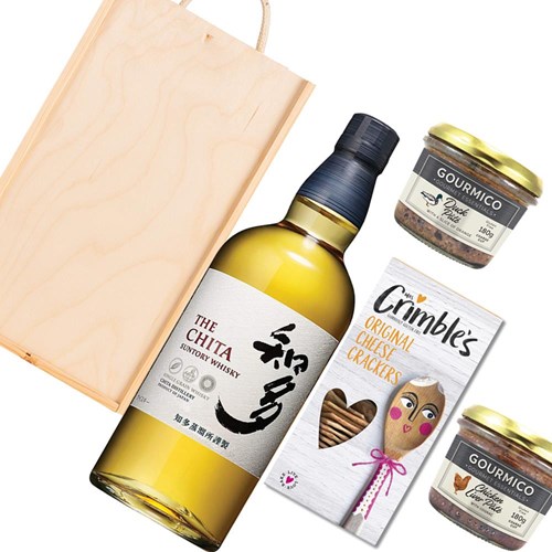 Suntory The Chita Single Grain Japanese Whisky 70cl And Pate Gift Box